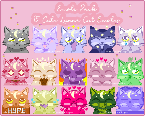 Cute Cat emotes!