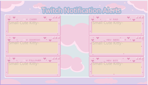 Pastel Pink Twitch Notifications