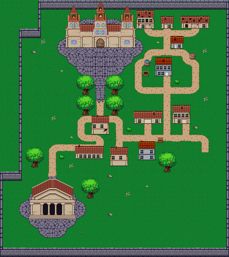 Village Tileset Promo Art